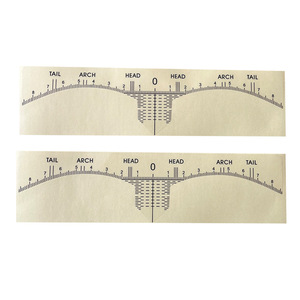 Parche desechable para mapeo de cejas, regla guía para microblading y kits de tatuaje PMU - Product Image 1