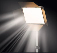 Nouveau style Rl-900, éclairage professionnel pour appareil photo avec support, télécommande, LED 50W, température de couleur 5000K-6500K