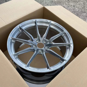 Pengzhen P104SC roue forgée gris brossé 18 19 20 pouces 5x112 5x130 5x120 5x114.3 jantes de voiture pour BMW Audi Porsche - Product Image 3