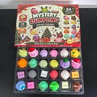 Nouveauté 2026 Calendrier de l'Avent Boîte Mystère de Pâtons Surprise 24 Jours Jouets Squishy Surprise Boîte Mystère Compte à Rebours Ensemble de Jouets de l'Avent