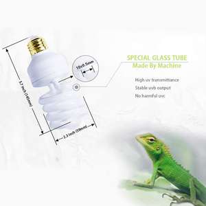 Altri prodotti per animali rettile <span class=keywords><strong>uvb</strong></span> lampada 13w 15w 23w 26w 5.0 10.0 15.0 per rettile - Product Image 6