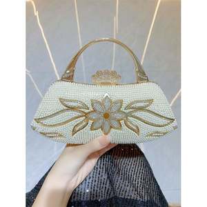 Женская вечерняя сумочка, блестящий клатч с верхней ручкой для вечеринок, выпускных и свадеб 2025 - Product Image 3