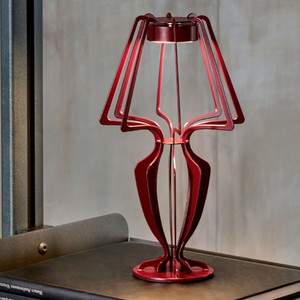 Table <b>Lamp</b> Red Led E27 <b>Switch</b> Control Nordic Modern Art Design Bedroom Living Room - Product Image 1