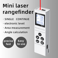 Mini télémètre laser numérique portable 40m en alliage d'aluminium IP54 avec rétroéclairage LCD et télémètre laser