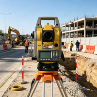 Estación Total GM52 de Marca Japonesa, Instrumento de Topografía sin Reflector de Alta Precisión de 2'' y 500m con Compensación de Doble Eje