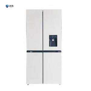 Récipients de stockage pour réfrigérateur et congélateur à portes multiples sans givre côte à côte Réfrigérateur à onduleur à quatre portes pour la maison