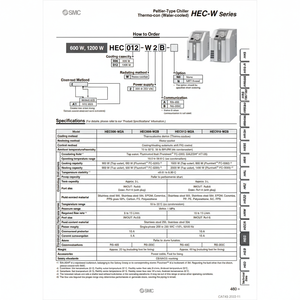 SMC Pneumatics Thermo-con HEC003-W5A-F Catégorie de produit Équipement de refroidissement - Product Image 1