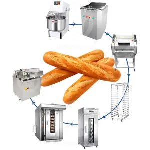 OCEAN Machine de fabrication de baguettes de pain grillé industrielles Ligne de production de matériel de boulangerie Afrique du Sud