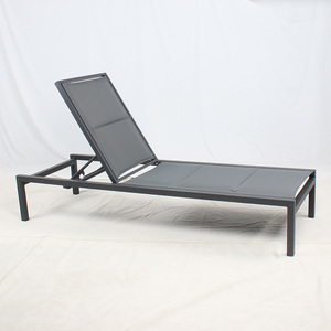 Lettino Prendisole <span class=keywords><strong>da</strong></span> Esterno in Alluminio con Tessuto Imbottito per Piscina e <span class=keywords><strong>Spiaggia</strong></span> - Product Image 6