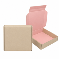Boîte en papier recyclable avec logo imprimé personnalisé OEM, plusieurs options de taille, pour l'emballage de cadeaux, de marchandises et de produits
