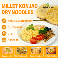 Nouilles Shirataki en Konjac Séchées en Gros, Sans Matière Grasse, Sans Cuisson Requise, Sans Gluten, Faible Teneur en Glucides, en Sac