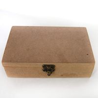 Scatola Rettangolare in Legno MDF Ecologica Incisa per Pittura, Decoupage, Resina Artistica e Decorazione