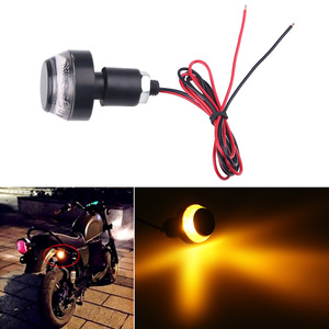YEL18 12V 摩托车 LED 车把端转向灯 白色黄色车把闪光灯 侧标志灯 照明灯 - Product Image 4