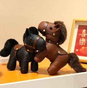 Lindo Caballo de Peluche Súper Suave, Caballito de Peluche, Muñeco de Peluche Relleno de Algodón PP, Unisex, Regalo de Año Nuevo - Product Image 1