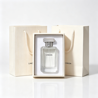 Flacons de parfum carrés rechargeables personnalisés 30/50/100ml avec pompe pulvérisatrice et couvercle, flacon de parfum vide avec boîte cadeau, vente en gros
