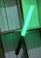 54cm Led Trafic Baton Clignotant Stroboscopique Lumières Haute Visible Feux De Travail Panneaux De Signalisation Avertissement Bâton Baguettes