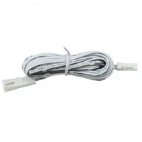 Kabel Ekstensi Daya Putih 2 Pin dengan Konektor Plug-and-Play untuk Pencahayaan LED & Perangkat Tegangan Rendah