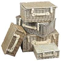 JY Willow paniers de rangement vide en osier panier cadeau panier boîtes élégant matériau naturel pour la présentation de l'organisation