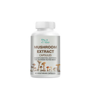 อาหารเสริมแผงคอและ Chaga ของสิงโตออร์แกนิกสารสกัดจากเห็ดช่วยเพิ่มสมาธิให้กับแคปซูลเห็ด - Product Image 1