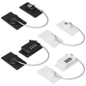Child <b>Safety</b> <b>Lock</b> <b>Window</b> <b>Lock</b> With Cable Key And Combination <b>Lock</b> <b>For</b> Casement <b>Windows</b> Easy Installation Minimalist Design - Product Image 1
