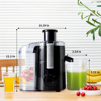 3-Traps Centrifugale Juicer-Machines Met Hoge Sapopbrengst, Eenvoudig Schoon Te Maken, Draagbaar Sinaasappelsapcentrifuge-Fruit