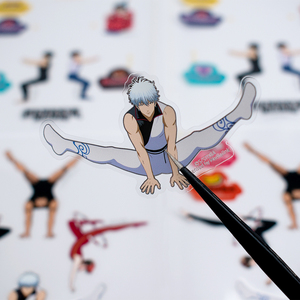 แผ่นสติกเกอร์รูปจูบแบบใสมีกาวในตัวลายการ์ตูนน่ารักกันน้ำกำหนดเองโลโก้ - Product Image 5