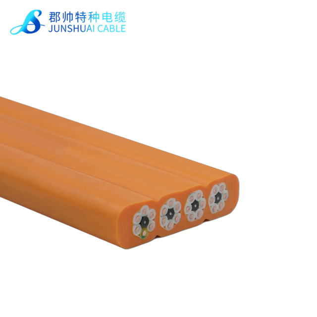 YVFB YFFB Flat Cable for Mobile Electrical Equipment Crane Traveling Copper Conductor Oil Resistant  and Flex Resistant Cable