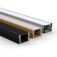 Profil de lumière LED populaire décoration murale canal en aluminium pliant