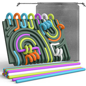 Tablero de Actividades Sensoriales de Silicona Educativo para Calmar el Estrés, la Ansiedad y el TDAH |   Edades 8-13 |   Silencioso y sin desorden |   Incluye Portátil - Product Image 1