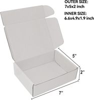 Boîtes en carton ondulé blanc robustes pour GPU, emballage et expédition pour les petites entreprises e-commerce, boîtes de rangement pour cadeaux, boîtes personnalisées
