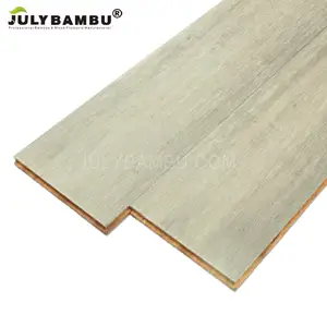 Revêtement de sol gris de haute qualité Plancher extérieur en bambou Shenzhen Parquet flottant pour entrepôt