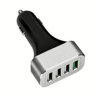 Chargeur de voiture CarHub 48W 4 ports USB Qualcomm Quick Charge 3.0 chargeur de voiture