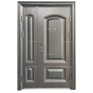Instime أبواب فولاذية صنع في الصين أنيقة الباب تصميم مع البيومترية قفل خارج Entance فندق الرئيسية واحدة الباردة توالت الباب