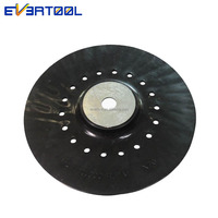 EVERTOOL Plaque de support en plastique 125mm Support de disque en fibre 5/8 UNC pour meuleuse d'angle