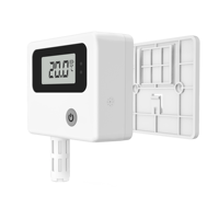 Capteur de température et d'humidité Bluetooth avec grand écran LCD, moniteur climatique intelligent sans fil pour la domotique