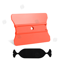 CLEZE Vinyle Grattoir Décalque Applicateur Outil En Plastique Feutre Bord Raclette Commutateur Carte Ensemble avec Tampons Vinyle Wrap Outils