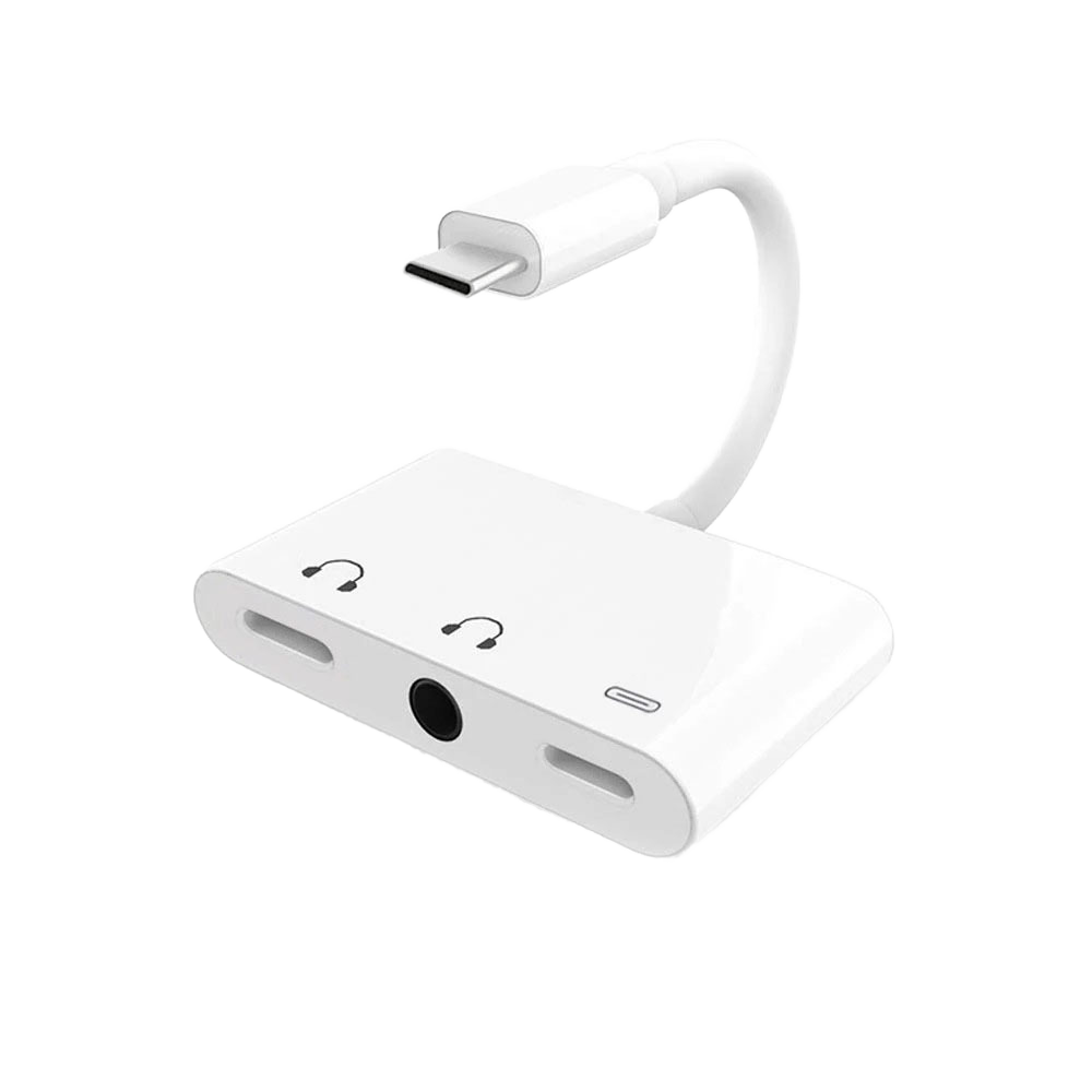 in Audio Adapter USB C to Jack Type-C Charging Cable for  Samsung Xiaomi Wired Headphones Connector
