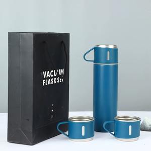Premium 3pc Coffret Cadeau En Acier Inoxydable Double Paroi Isolé Sous Vide <span class=keywords><strong>Thermos</strong></span> Flacon 500ML Sans BPA Étanche Sport Bouteille D'eau - Product Image 6