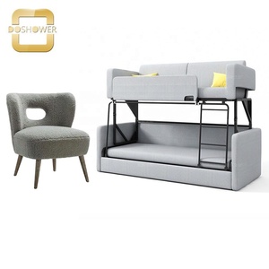 Sofá Convertible Moderno Tapizado <span class=keywords><strong>en</strong></span> Lino con Sofá Cama Plegable, 3 Colores para Espacios Reducidos, Apartamentos y Dormitorios - Product Image 4