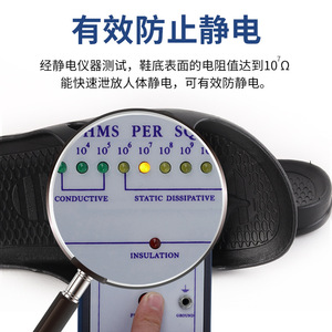 [Soldes Exceptionnelles] Chaussures de Travail Antidérapantes à Semelle Souple et Bout Fermé, Sans Poussière, Sandales Antistatiques SPU - Product Image 4