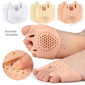 Double trou pouce valgus orteil diviseur pied centre épaissir absorption des chocs massage front palm pad <span class=keywords><strong>Bigfoot</strong></span> os manchon orthopédique - Product Image 4