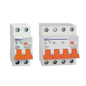 100A RCCB 6KA NBSL1-100 automatic electric Leakage Circuit Breaker RCCB