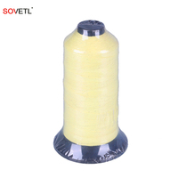 Aramid paslanmaz çelik tel dikiş ipliği yüksek mukavemetli yanmaz yangına dayanıklı ısı alev geciktirici Aramid SS çekirdek bükülmüş iplik