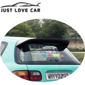 POUR 1992 1993 1994 <span class=keywords><strong>1995</strong></span> HONDA <span class=keywords><strong>CIVIC</strong></span> EG EH 3 PORTES <span class=keywords><strong>HATCHBACK</strong></span> ABS VOITURE TOIT ARRIÈRE COFFRE SPOILER AILE LÈVRE DUCKTAIL - Product Image 1