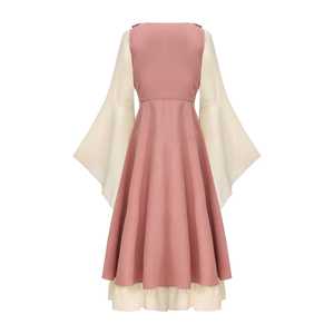 Robe médiévale Renaissance pour femme, col cœur, coupe asymétrique, costume de pirate, ensemble deux pièces, vintage, performance, <span class=keywords><strong>cosplay</strong></span> - Product Image 6