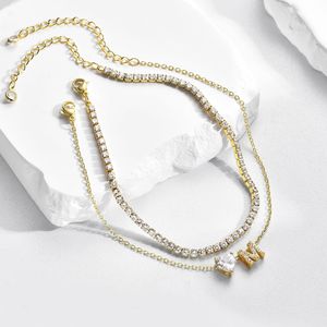 Offre Spéciale 14K or couches réglable lettre <span class=keywords><strong>cheville</strong></span> bracelets pour femmes <span class=keywords><strong>grande</strong></span> <span class=keywords><strong>cheville</strong></span> été plage pied bijoux - Product Image 1