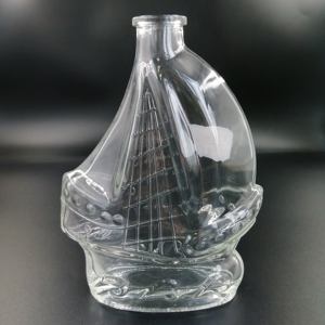 Botella de Licor de Cerámica con Forma de Barco de Lujo, Personalizada al por Mayor, Botella de Brandy Vacía de 750 ml, Botella de Vino, Velero - Product Image 6