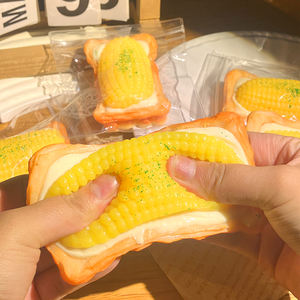 Juguete de Plástico con Forma de Tarta de Crema de Maíz Simulada, Diseño Antiestrés y para Aliviar la Ansiedad para Niños y Niñas - Product Image 3