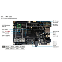 Carte de développement Allwinner V853 SC1718V Linux AIoT prenant en charge la multi-caméra, la faible consommation d'énergie, la connexion vocale et sans fil