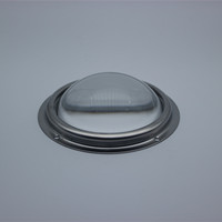 Lentille optique collimateur LED en verre de 100 mm, 60 degrés, 90 degrés
